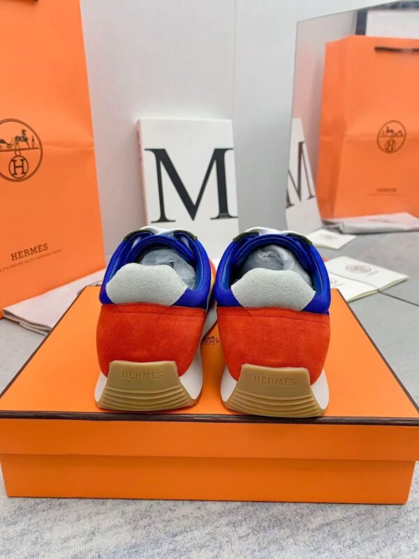 Men Women Chunky Colorblock Sneakers 2 Inch Height Increasing Platform Running Shoes Breathable Suede Retro Low Top Trainers
