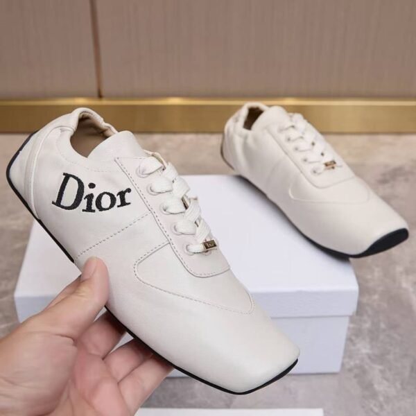 Women's Modern Square-Toe Satin Ballet Sneakers - Lightweight Flat Walking Shoes with Heart Stitching Detail