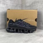 Unisex Triple Black Air Cushion Running Shoes – Breathable Mesh Athletic Sneakers