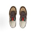 Premium Brown Suede Canvas Platform Sneakers – 4cm Lift Vintage Unisex Board Shoes