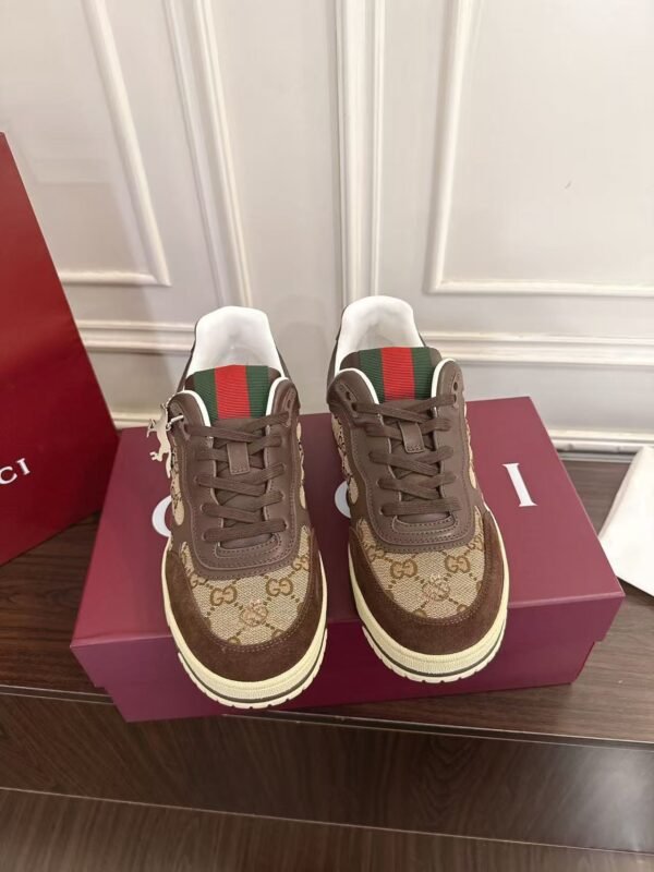 Premium Brown Suede Canvas Platform Sneakers – 4cm Lift Vintage Unisex Board Shoes