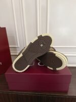 Premium Brown Suede Canvas Platform Sneakers – 4cm Lift Vintage Unisex Board Shoes