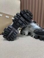 Unisex Cyberpunk Futuristic Chunky Sneakers – Techwear Gothic Platform Running Shoes for Men & Women