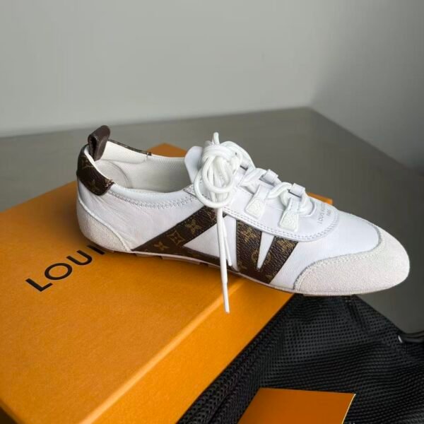 Retro Leather Ballet Flat Sneakers Vintage Low Top German Trainer Casual Shoes