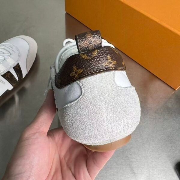 Retro Leather Ballet Flat Sneakers Vintage Low Top German Trainer Casual Shoes