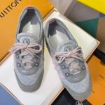 Title: Balletcore Denim Sneakers - Retro Suede Patchwork Flat Walking Shoes for Women