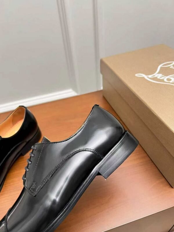 Men’s Black Leather Cap Toe Oxford Shoes – Polished Formal Dress Shoes for Business & Weddings