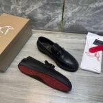 Unisex Genuine Leather Penny Loafers | Comfortable Platform Casual Dress Shoes with Cushioned Insole