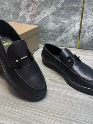 Unisex Genuine Leather Penny Loafers | Comfortable Platform Casual Dress Shoes with Cushioned Insole
