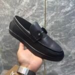 Unisex Genuine Leather Penny Loafers | Comfortable Platform Casual Dress Shoes with Cushioned Insole