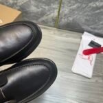 Unisex Genuine Leather Penny Loafers | Comfortable Platform Casual Dress Shoes with Cushioned Insole