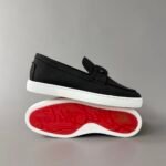Black Suede Slip On Loafers - Luxury Matte Leather Casual Dress Shoes