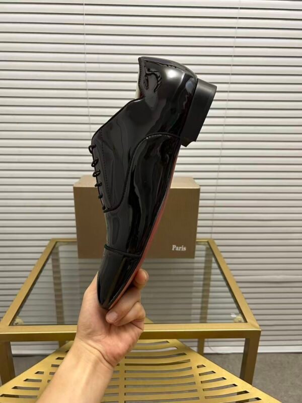 Men's Black Patent Leather Dress Shoes – High-Gloss Tuxedo Shoes for Weddings & Formal Events