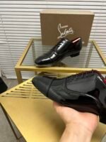 Men's Black Patent Leather Dress Shoes – High-Gloss Tuxedo Shoes for Weddings & Formal Events