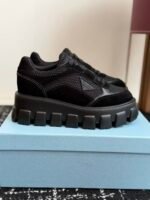 Premium Suede & Breathable Mesh Chunky Sneakers - Leather Lined Platform Lug Sole Shoes