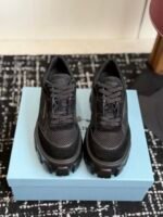 Premium Suede & Breathable Mesh Chunky Sneakers - Leather Lined Platform Lug Sole Shoes