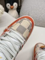 Unisex Premium Genuine Leather Retro Trainers - Designer Style Gradient Printed Low-Top Board Shoes