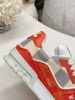Unisex Premium Genuine Leather Retro Trainers - Designer Style Gradient Printed Low-Top Board Shoes