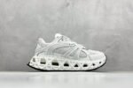 Men's Futuristic Chunky Sneakers with 3D Inspired Sole, Breathable Mesh Streetwear Shoes
