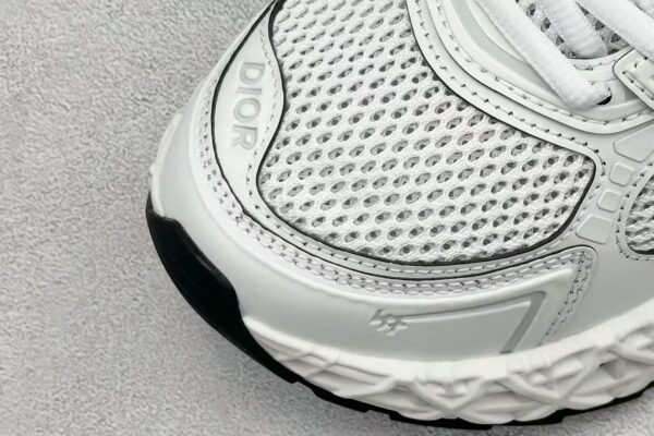 Men's Futuristic Chunky Sneakers with 3D Inspired Sole, Breathable Mesh Streetwear Shoes