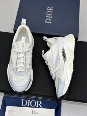 Unisex White Grey Chunky Sneakers – Vintage Inspired Platform Shoes with Breathable Mesh Upper