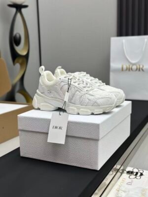 Premium White Chunky Sneakers Women | Retro Platform Casual Leather Mesh Fashion Shoes