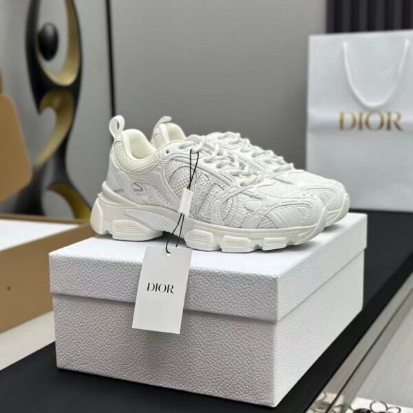 Premium White Chunky Sneakers Women | Retro Platform Casual Leather Mesh Fashion Shoes