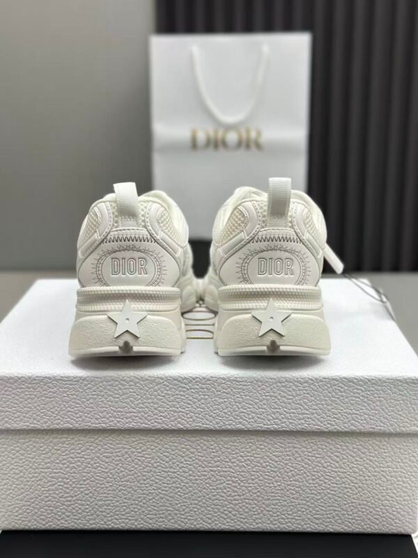 Premium White Chunky Sneakers Women | Retro Platform Casual Leather Mesh Fashion Shoes