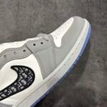 High-Top Leather Retro Casual Sneakers - Luxury Grey White Embroidered Swoosh Pattern Skate Shoes
