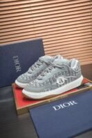 Men's High-Street Grey Leather & Tweed Platform Sneakers - Vintage Fat Skate Shoes for Streetwear & Casual Wear