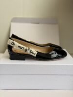Patent Leather Mary Jane Loafers - Women’s Low Heel Dress Shoes