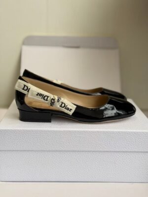 Patent Leather Mary Jane Loafers - Women’s Low Heel Dress Shoes