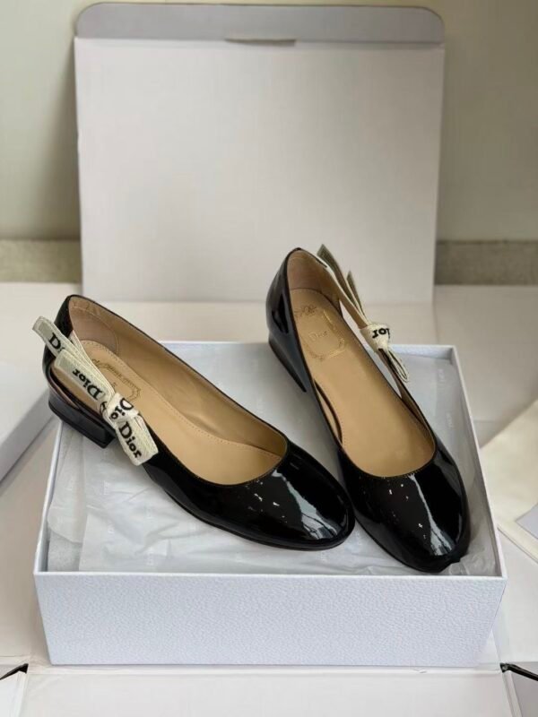 Patent Leather Mary Jane Loafers - Women’s Low Heel Dress Shoes
