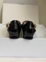 Patent Leather Mary Jane Loafers - Women’s Low Heel Dress Shoes